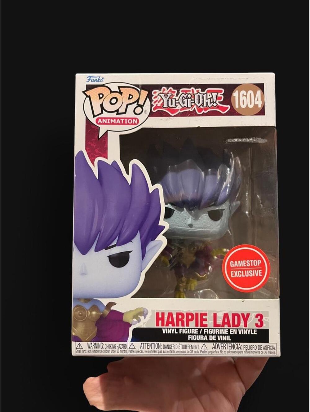 Funko Pop Yu-Gi-Oh! Harpie Lady 3 #1604 GameStop Exclusive - Read Condition